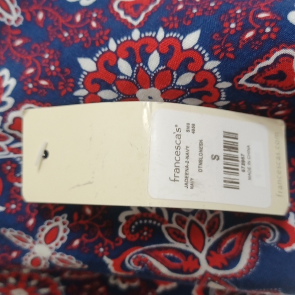 Francesca’s Maxi Dress.  Style Jadeen Size Small  shoulder. - Picture 4 of 15